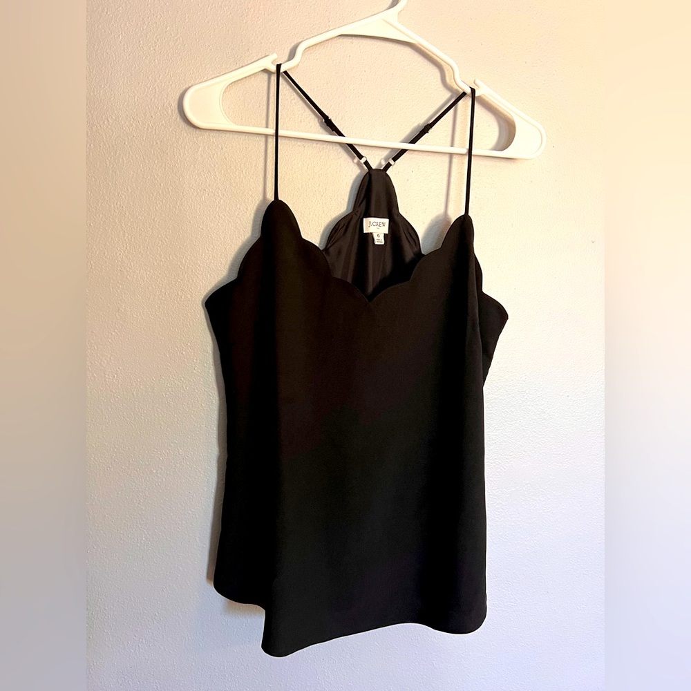 J.Crew black Scoop neck tank